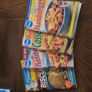 4 Pillsbury cookbooks